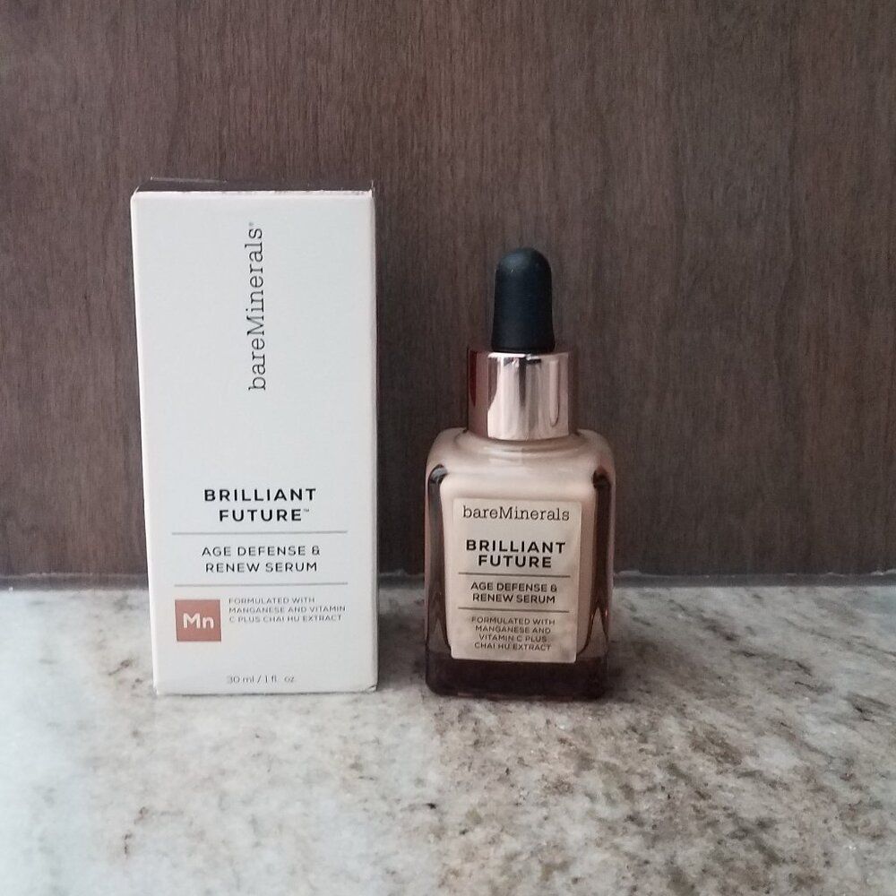 NIB bareMinerals BRILLIANT FUTURE Age defense & renew serum